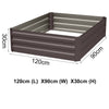 Garden Raised Vegetable Grow Bed Anti-corrosion Metal Flower Planter Box