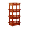 Strong 4 Tier Vegetable Rack Fruit Storage Kitchen Utility Stacking Basket
