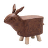Animal Ottoman Footstool Padded Cushion Pouffe Stool Rest Children Toy Kid Chair