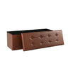 Ottoman Storage Seat Stool Trunk Toy Chest Bedding or Blanket Box Folding Bench