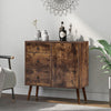 Industrial Kitchen Storage Buffet Cabinet Sideboard with 3 Drawers & Door Wooden