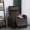 Recliner Chair Adjustable Leather Sofa Living Room Armchair for Home Bedroom