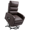 Electric Power Lift Massage Recliner Chair PU Leather Sofa Arm Chair w/Remote QY