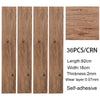 36pcs Waterproof PVC Flooring Planks Self-adhesive Floor Tile Multi Colours uk