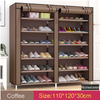 Shoes Rack Cabinet Stand Shoe Dust Proof Shelf Organiser Storage 6 Tier 36 Pairs
