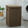 Laundry Basket Foldable Washing Clothes Storage Bag Bin Hamper With Lid Handles