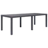 Square Rectangle Outdoor Dining Garden Table Camping Party Furniture 3 Sizes