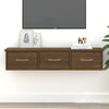 Wall-mounted Drawer Shelf Engineered Wood Wall Cabinet Multi Colours vidaXL