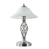 Barley Twist Table Lamp Traditional Glass Living Room 47CM Tall Light LED Bulb