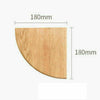 Wood Corner Wall Rustic Hanging Book Decor Shelves Sector Ledge Display Rack