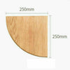 Wood Corner Wall Rustic Hanging Book Decor Shelves Sector Ledge Display Rack