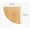 Wood Corner Wall Rustic Hanging Book Decor Shelves Sector Ledge Display Rack