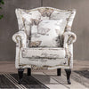 CHESTERFIELD CLASSIC BUTTONED WING BACK FIRESIDE ARMCHAIR SOFA QUEEN ANNE CHAIR