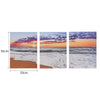 Set of 3 Sea Canvas Wall Art Prints Frameless Canvas Poster Landscape Picture UK