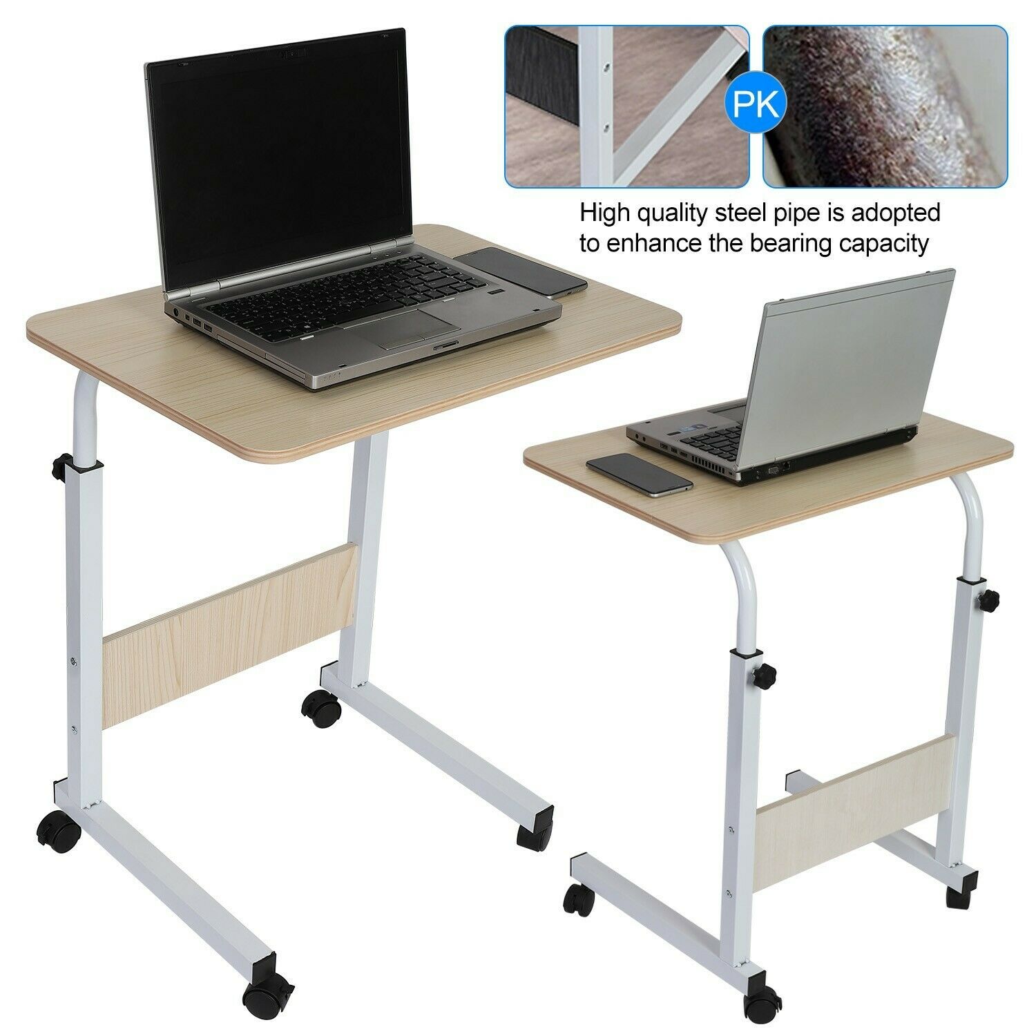 Home Office Computer Desk Study PC Writing Table Workstation Shelf Furniture UK