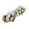 Stylish Artificial Rose Flower Row Wedding Arch Table Background Party Decor