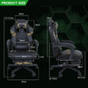 Executive Gaming Chair Office Ergonomic Computer Desk Swivel Massage Recliner