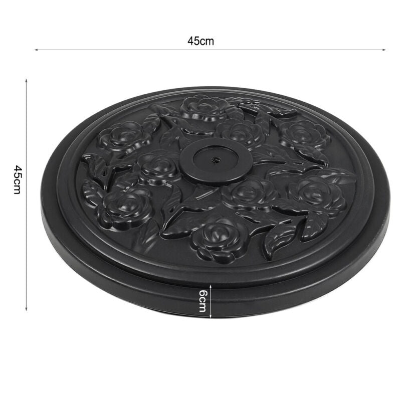 Garden Parasol Umbrella 3M Crank Tilt Sunshade Banana Umbrella With/No Base UK