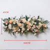 Artificial Flower Row Arrangement DIY Wedding Arch Top Table Backdrop Deco 100CM