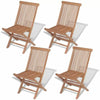 4 Pcs Aluminium Folding Garden Chairs Outdoor Reclining Sun Lounger Furniture