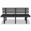 Sunlounger Footrest Plastic Outdoor Recliner Chair Garden Bench Seat Multicolor