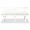 Sunlounger Footrest Plastic Outdoor Recliner Chair Garden Bench Seat Multicolor