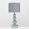 MiniSun Touch Table Lamp - Modern Stacked Ball Light Fabric Shade LED Bulb A+