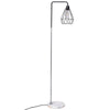 Modern Floor Lamp Geometric Lampshade Solid Marble Base Home