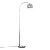 MiniSun Floor Lamp - Retro Curved Metal Light Domed Lampshades LED Bulb Lighting