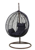 Outdoor Egg Chair Swing SET- Rattan Cocoon Swing Garden Seat COMPLETE