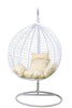 Outdoor Egg Chair Swing SET- Rattan Cocoon Swing Garden Seat COMPLETE