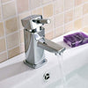 BATHROOM CHROME SINK BASIN MONO MIXER BATH FILLER SHOWER TAP SOLID BRASS