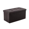 2 Seater Ottoman Leather Double Bed Living Room Folding Storage Footstool Pouffe