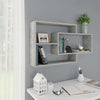Floating Wall Mounted Bookshelf Hanging Storage Display Shelf Unit Multi Colours