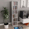 Stylish 8-Tier CD Cabinet Display Shelving Chipboard Freestanding Storage Furnit