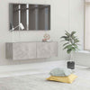 TV Cabinet TV Stand Unit Wall Mounted Floating Cupboard 2 Compartments Furniture
