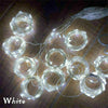 300 LED Curtain Fairy Lights Indoor/Outdoor Wedding Party Garden Decor