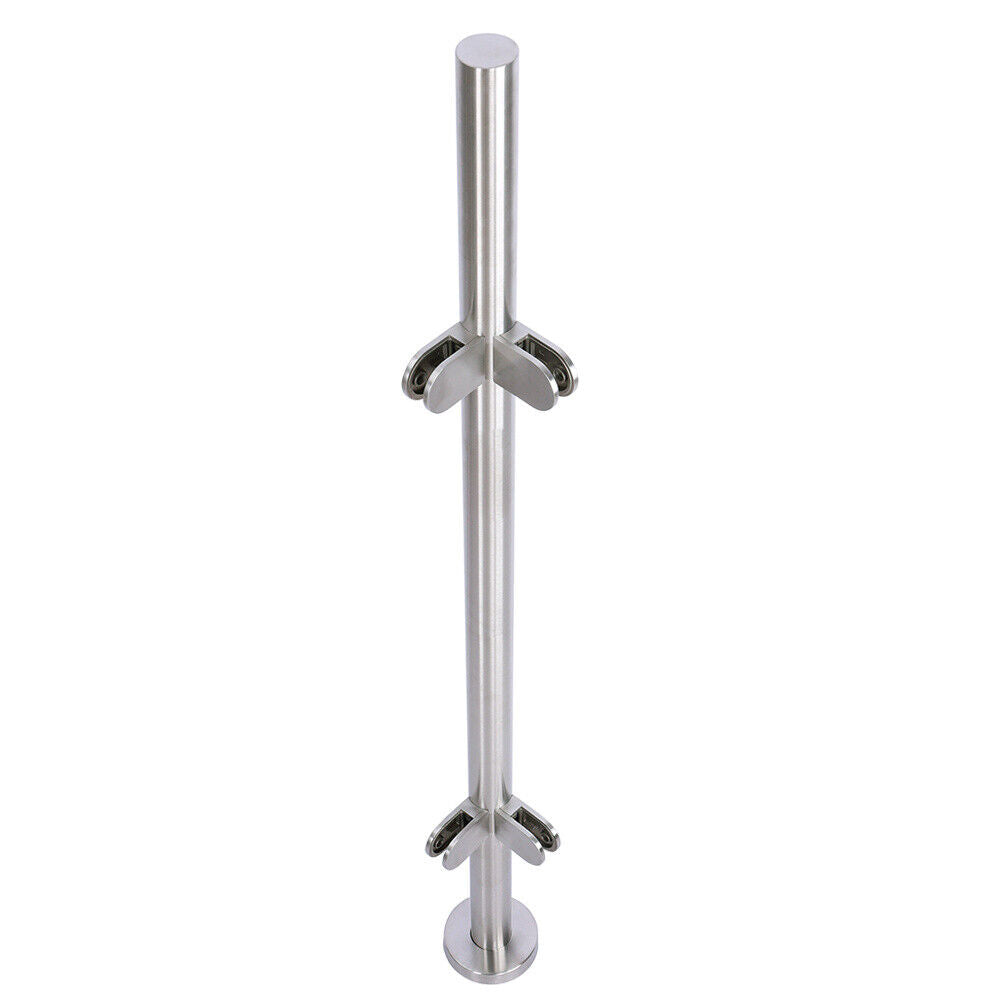 Stainless Steel Balustrade Mid/Corner/End Post For 10-12mm Glass Panel Grade 316