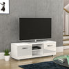 Cosmo LED TV Stand Cabinet Unit 2 Door Matte Gloss Doors MDF Entertainment RGB