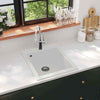 Overmount Kitchen Sink Single Basin Granite High temperature resistance