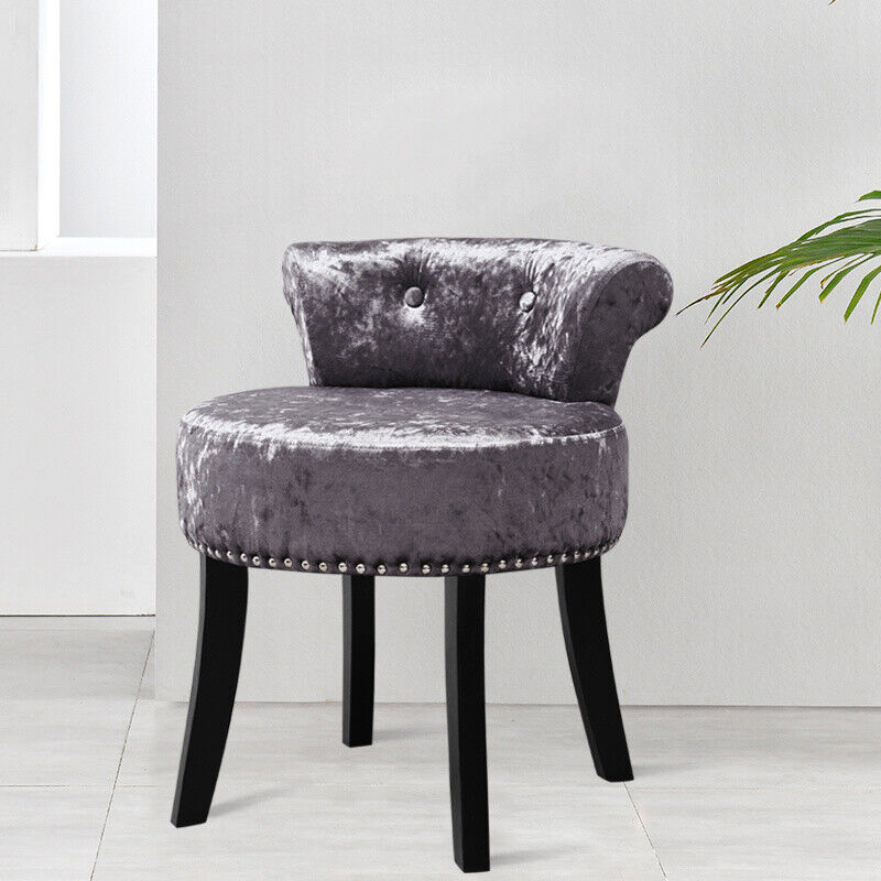 Fabric Dressing Table Chair Vanity Stool Piano Stool Dining Chair Makeup Bedroom
