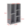 Cube 3 4 5 7 Tier Wooden Bookcase Bookshelf Storage Shelf Corner Display Stand