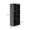 Cube 3 4 5 7 Tier Wooden Bookcase Bookshelf Storage Shelf Corner Display Stand