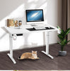 Electric Standing Desk Frame Height Adjustable Low Noise Motor White/Black