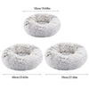 Pet Dog Cat Bed M/L/XXL/3XL/4XL-sized Luxury Shag Warm and Fluffy Donut Cushions