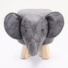 Animal Ottoman Footstool Padded Cushion Pouffe Stool Rest Children Toy Kid Chair