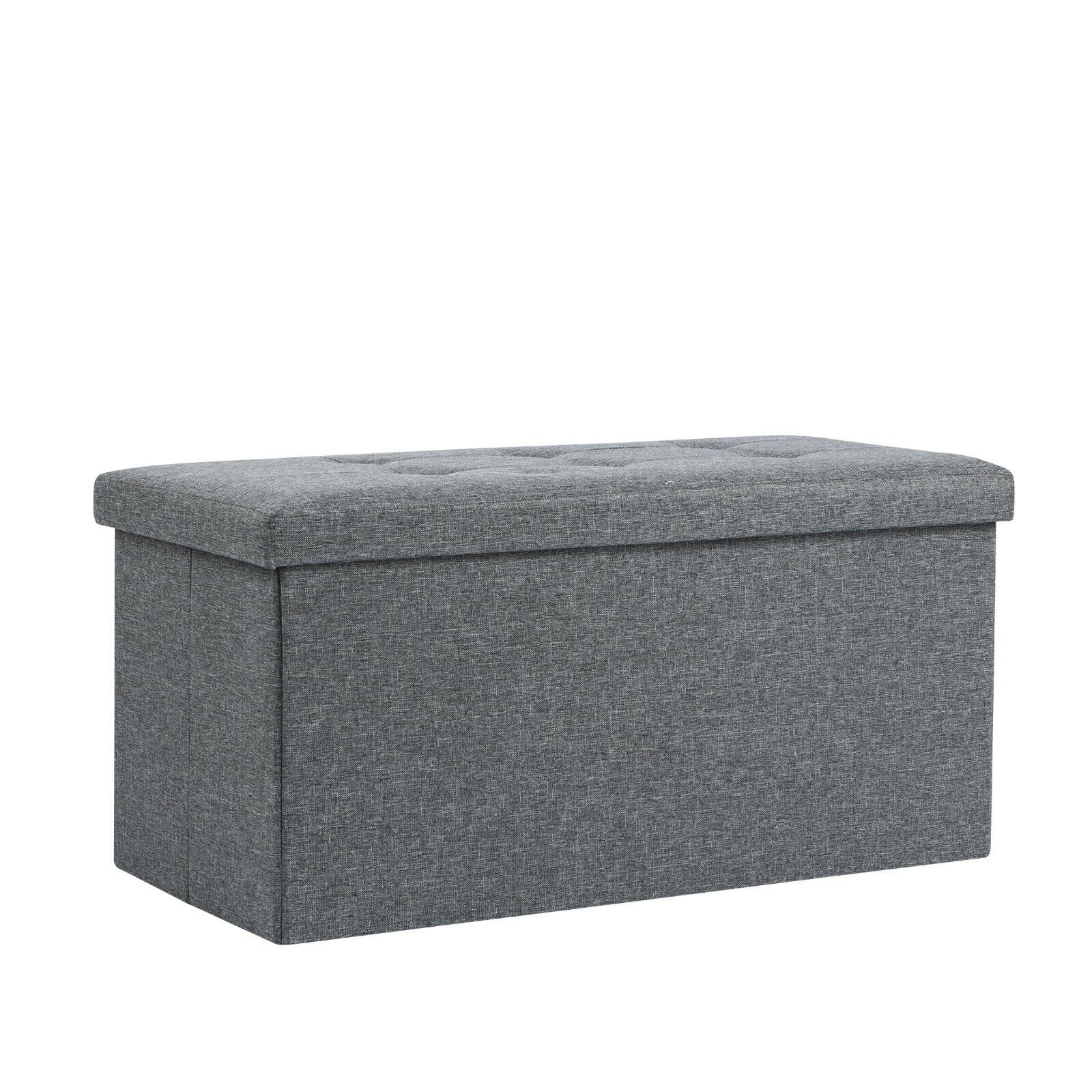 Ottoman Storage Seat Stool Trunk Toy Chest Bedding or Blanket Box Folding Bench