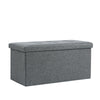 Ottoman Storage Seat Stool Trunk Toy Chest Bedding or Blanket Box Folding Bench