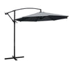Sun Parasol Garden Sun Shade Umbrella Patio Outdoor Banana Parasol with Base Kit