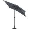 2x3M Garden Parasol Rectangle Umbrella Sun Shade Outdoor Patio Beach Crank Tilt